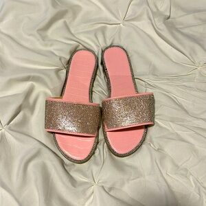 Pink sandals